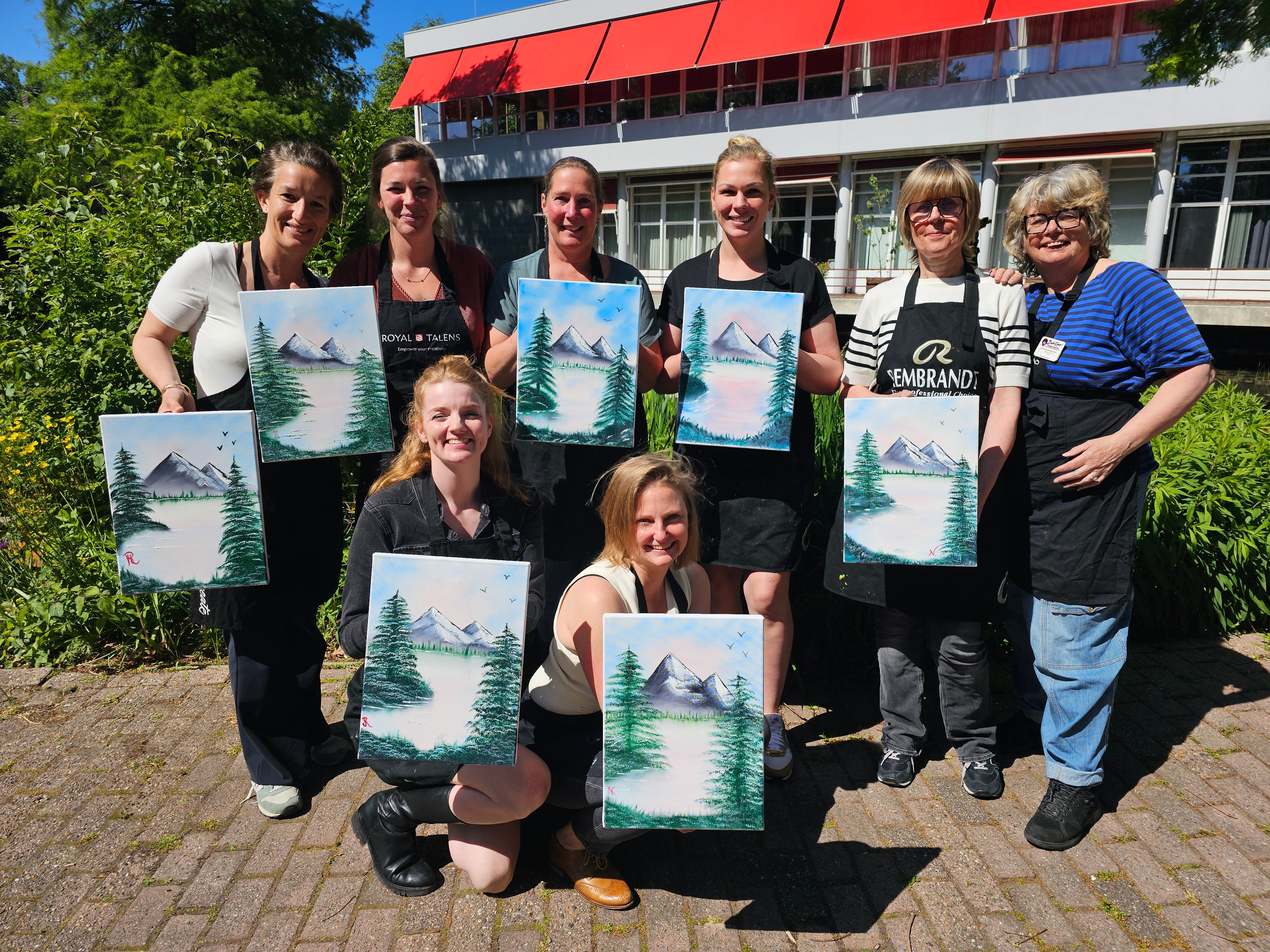 Bob Ross — Klassieke schilderworkshop bij In de Hoge Hoed